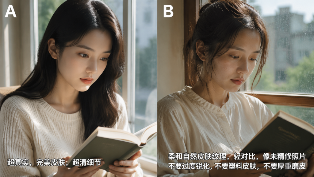 图片[5]-【五】提示词越写越假？别再加「超真实」了，先按住 AI 的自作主张-元界深掘