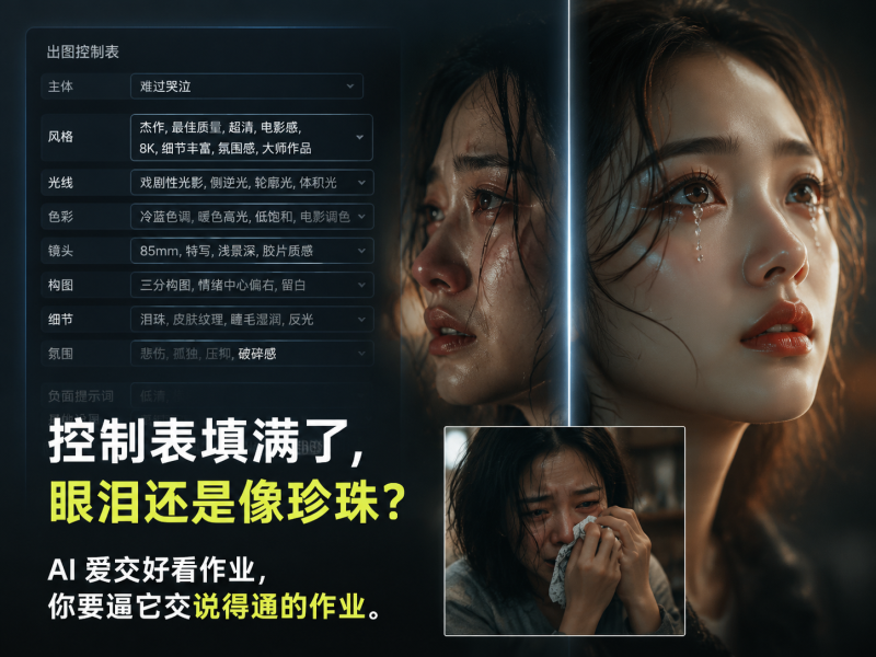 【十五】控制表填满了，眼泪还是像珍珠？AI 爱交好看作业，你要逼它交说得通的作业-元界深掘
