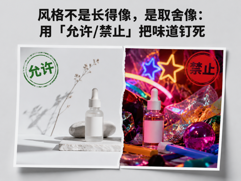 【十七】风格不是长得像，是取舍像：用「允许/禁止」把味道钉死-元界深掘