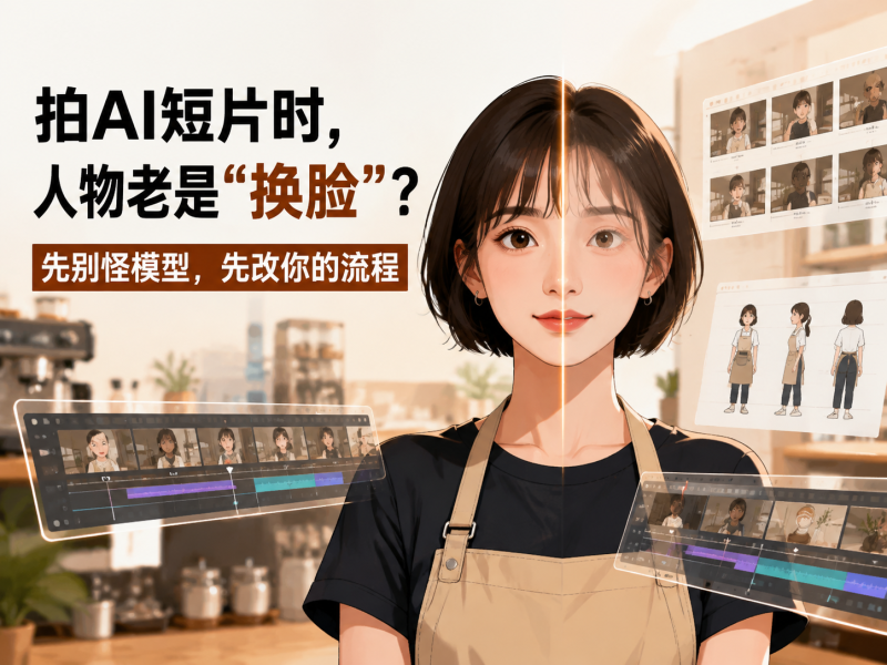 【二十三】拍AI短片时，人物老是“换脸”？先别怪模型，先改你的流程-元界深掘