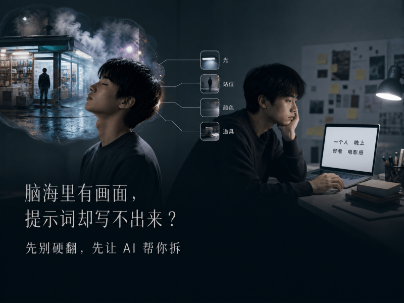 【二十六】脑海里有画面，提示词却写不出来？先别硬翻，先让 AI 帮你拆-元界深掘