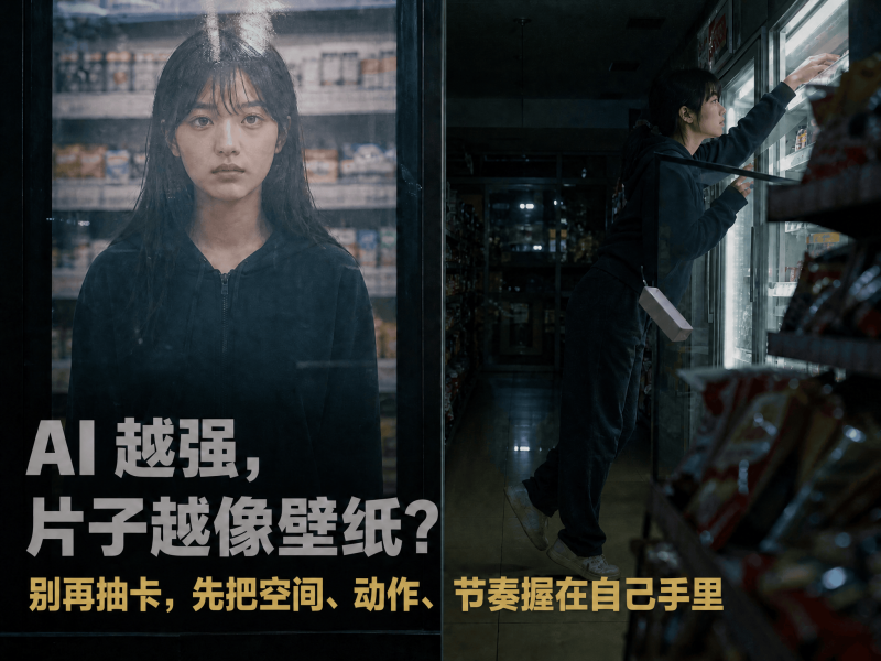 【三十三】AI 越强，片子越像壁纸？别再抽卡，先把空间、动作、节奏握在自己手里-元界深掘