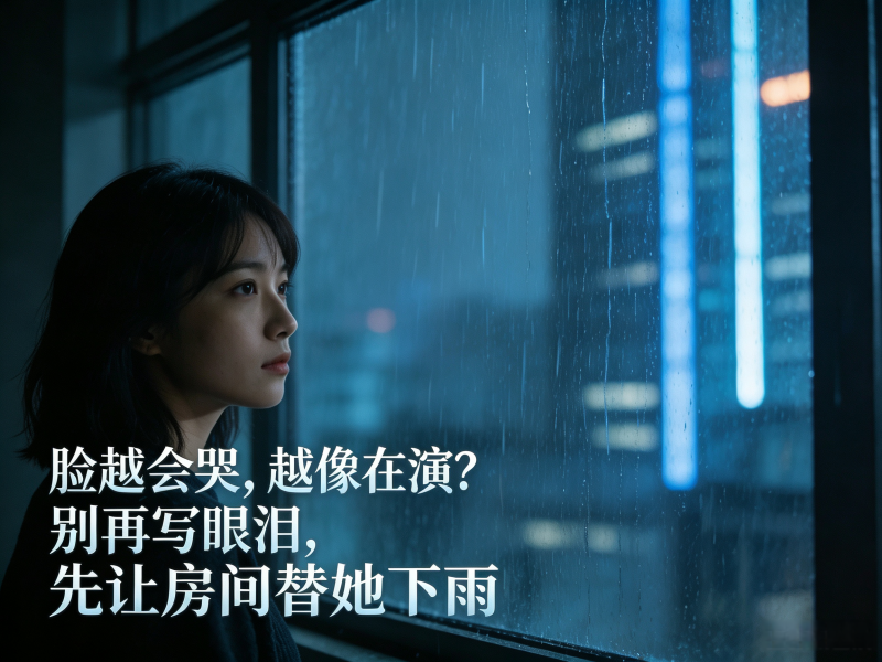 【三十五】脸越会哭，越像在演？别再写眼泪，先让房间替她下雨-元界深掘