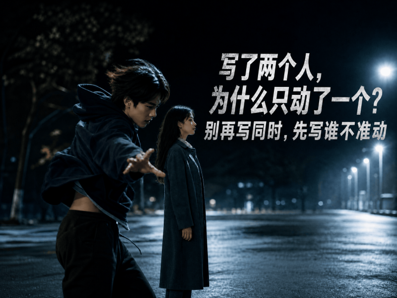 【三十六】写了两个人，为什么只动了一个？别再写同时，先写谁不准动-元界深掘