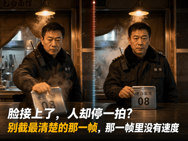 【五十六】脸接上了，人却停一拍？别截最清楚的那一帧，那一帧里没有速度-元界深掘