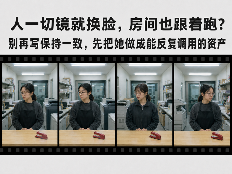 【六十二】人一切镜就换脸，房间也跟着跑？别再写保持一致，先把她做成能反复调用的资产-元界深掘